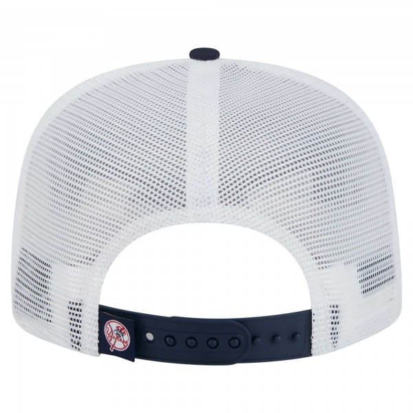 Бейсболка New York Yankees New Era Navy 9FIFTY A-Frame Trucker Snapback