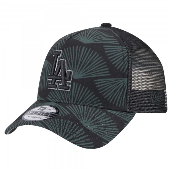 Бейсболка Los Angeles Dodgers New Era Black 9FORTY A-Frame Trucker