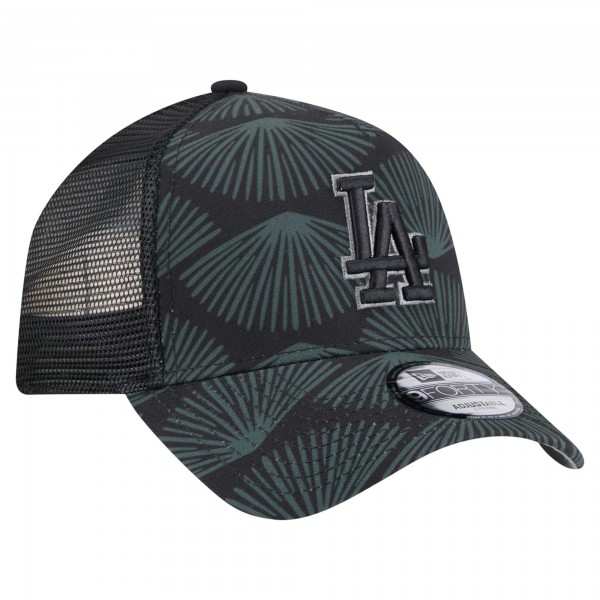 Бейсболка Los Angeles Dodgers New Era Black 9FORTY A-Frame Trucker