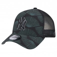 Бейсболка New York Yankees New Era Black 9FORTY A-Frame Trucker