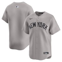 New York Yankees Nike Gray Away Limited Jersey