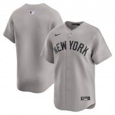 New York Yankees Nike Gray Away Limited Jersey