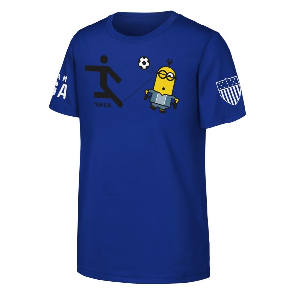 Футболка Team USA Unisex Minions Soccer - Royal