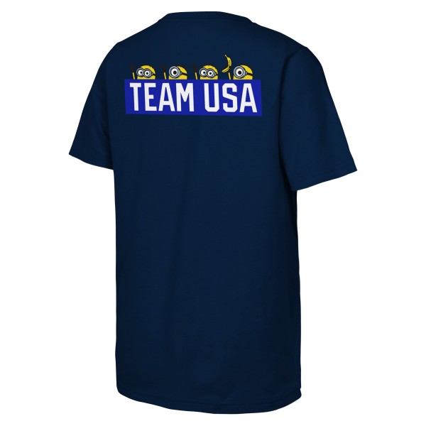 Футболка Team USA Unisex Minions Flag & Rings - Navy