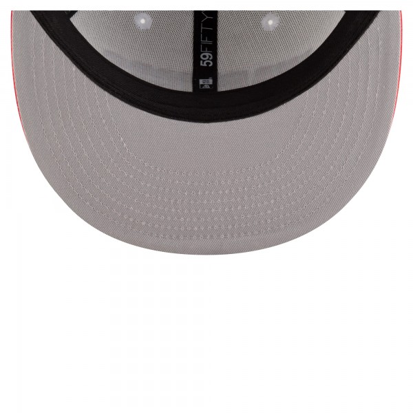Бейсболка Golden State Warriors New Era 2024/25 Classic Edition Jersey Hook 59FIFTY - White/Red