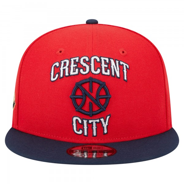 Бейсболка New Orleans Pelicans New Era Red Statement Edition Jersey Hook 9FIFTY