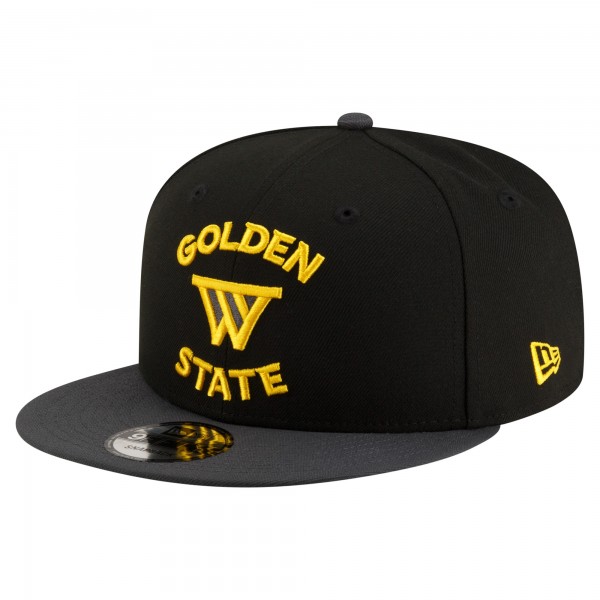 Бейсболка Golden State Warriors New Era Black Jersey Hook Statement Edition 9FIFTY Snapback