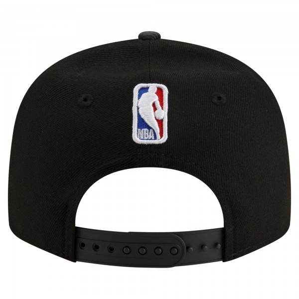 Бейсболка Golden State Warriors New Era Black Jersey Hook Statement Edition 9FIFTY Snapback