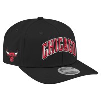 Бейсболка Chicago Bulls New Era Black Statement Edition Jersey Hook 9SEVENTY