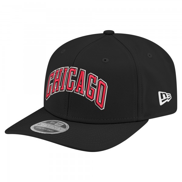 Бейсболка Chicago Bulls New Era Black Statement Edition Jersey Hook 9SEVENTY