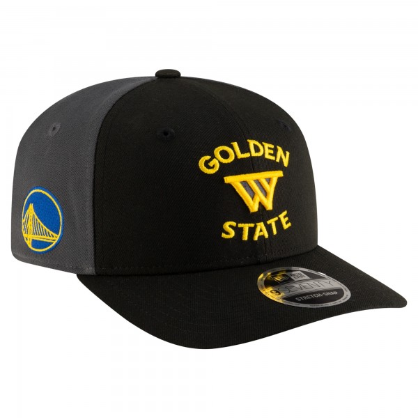 Бейсболка Golden State Warriors New Era Statement Edition Jersey Hook 9SEVENTY - Black/Charcoal