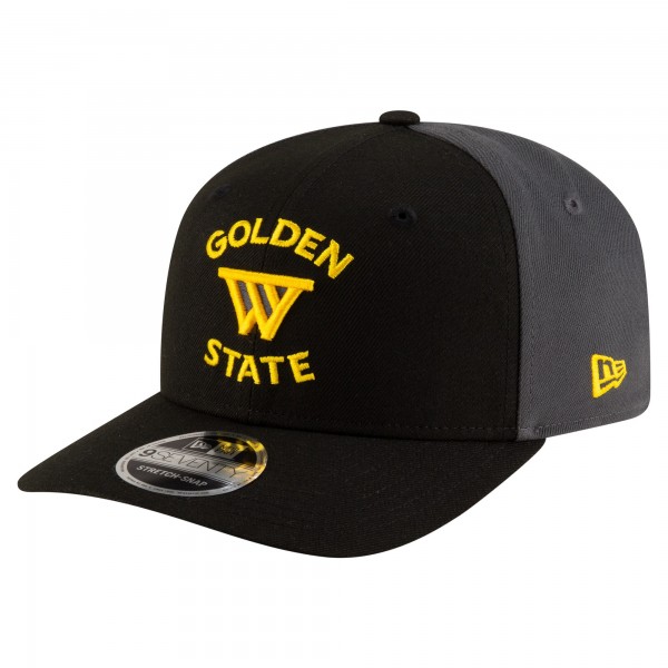 Бейсболка Golden State Warriors New Era Statement Edition Jersey Hook 9SEVENTY - Black/Charcoal