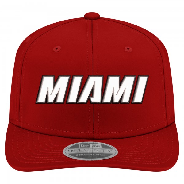 Бейсболка Miami Heat New Era Red Statement Edition Jersey Hook 9SEVENTY