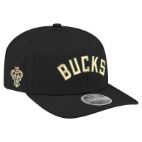 Бейсболка Milwaukee Bucks New Era Black Statement Edition Jersey Hook 9SEVENTY