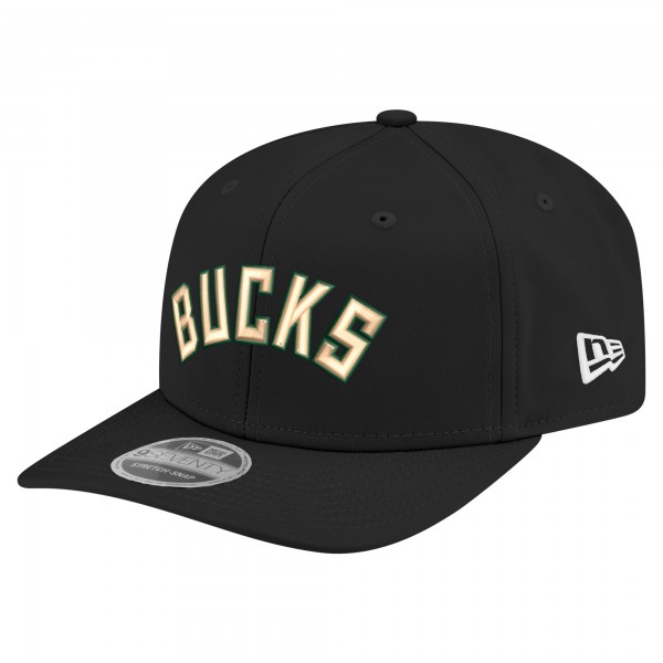 Бейсболка Milwaukee Bucks New Era Black Statement Edition Jersey Hook 9SEVENTY