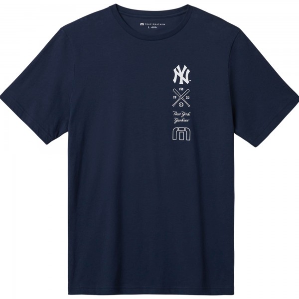 New York Yankees TravisMathew Navy Sunset Slam T-Shirt