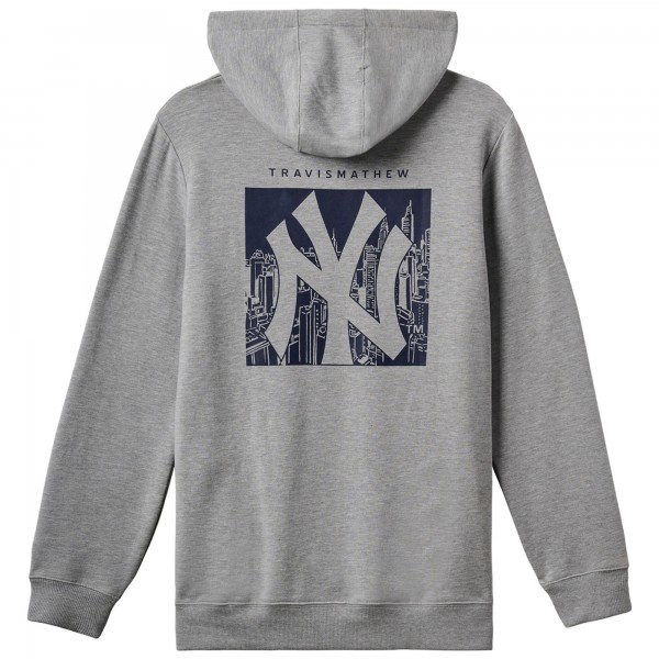 Толстовка New York Yankees TravisMathew Gray Cloud