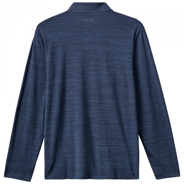 New York Yankees TravisMathew Navy The Heater Quarter-Zip Pullover Top