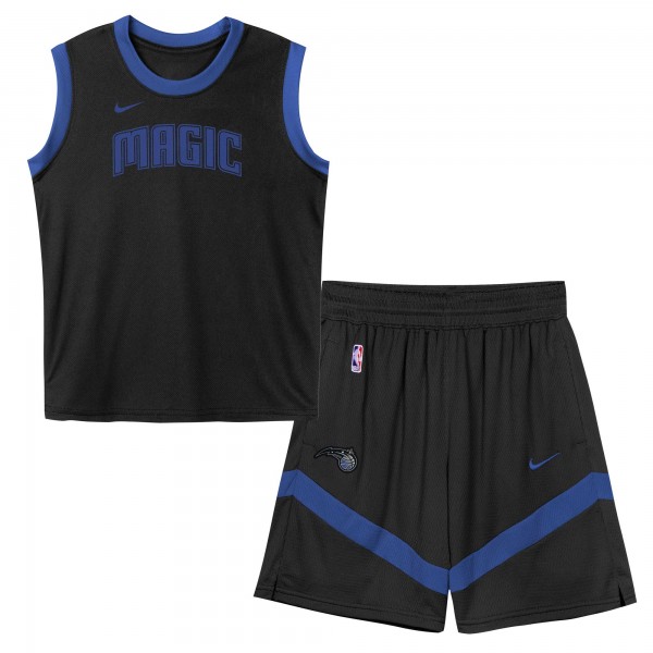 Preschool Orlando Magic Black Mesh Tank Top and Shorts Set