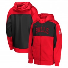 Толстовка на молнии Chicago Bulls Nike Youth Authentic On-Court Showtime Performance - Red/Black