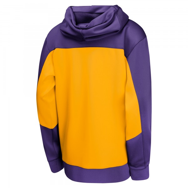 Толстовка на молнии Los Angeles Lakers Nike Youth Authentic On-Court Showtime Performance - Purple/Gold