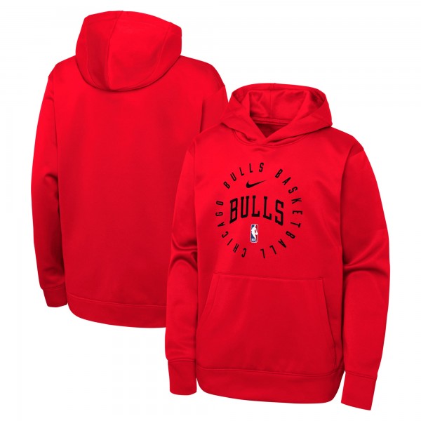 Толстовка Chicago Bulls Nike Youth Performance Practice Spotlight - Red