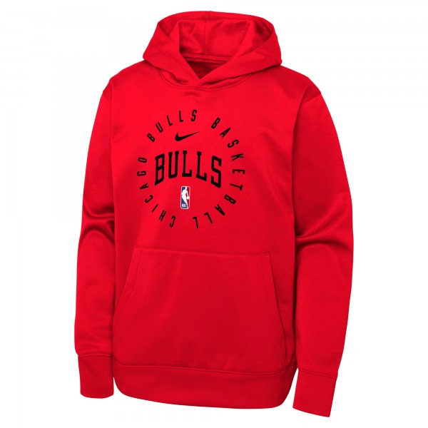 Толстовка Chicago Bulls Nike Youth Performance Practice Spotlight - Red