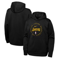 Толстовка Los Angeles Lakers Nike Youth Performance Practice Spotlight - Black