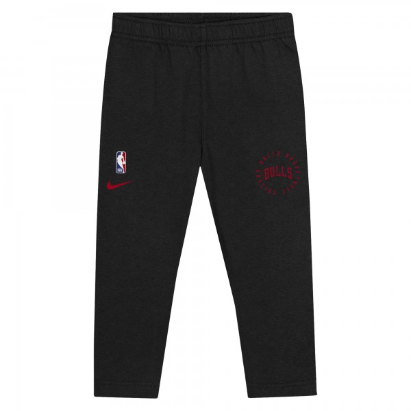 Toddler Chicago Bulls Nike Black Practice Club Pullover Hoodie and Sweatpants Set