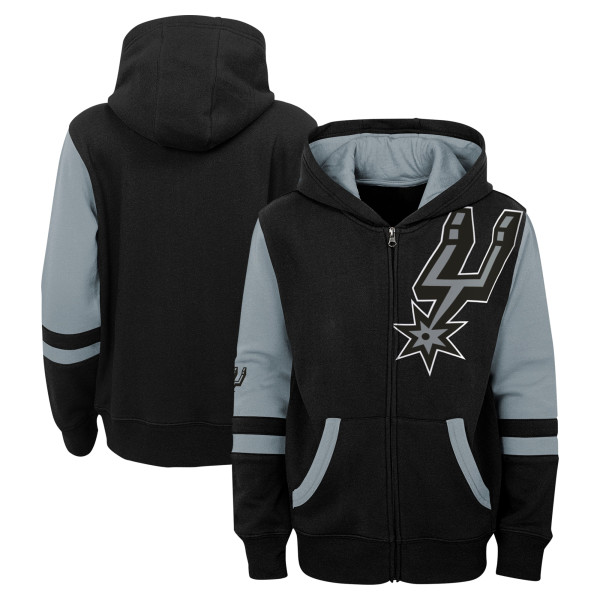 Толстовка Preschool San Antonio Spurs Black Straight To The League Full-Zip