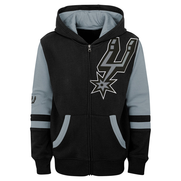Толстовка Preschool San Antonio Spurs Black Straight To The League Full-Zip