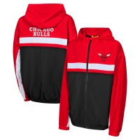 Толстовка на молнии Chicago Bulls Youth Headliner Windbreaker - Red