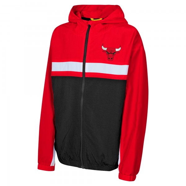 Толстовка на молнии Chicago Bulls Youth Headliner Windbreaker - Red