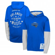 Футболка Подростковая Orlando Magic Blue Small Ball Long Sleeve Hoodie