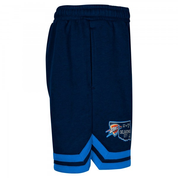 Шорты Youth Oklahoma City Thunder Navy Teardrop Fleece