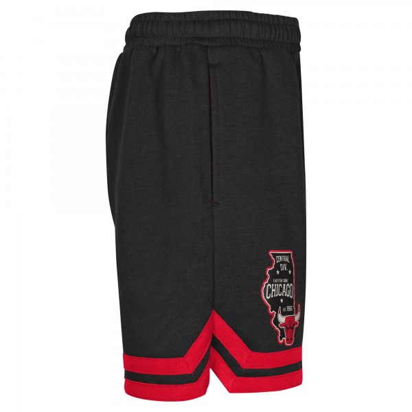 Шорты Youth Chicago Bulls Black Teardrop Fleece