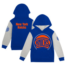 Детская New York Knicks Blue Fair Catch Fleece Pullover Hoodie