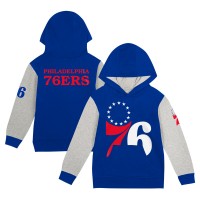 Toddler Philadelphia 76ers Royal Fair Catch Fleece Pullover Hoodie