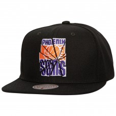 Бейсболка Phoenix Suns Mitchell & Ness Black Shattered Logo