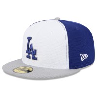 Бейсболка Los Angeles Dodgers New Era Royal/Gray 2025 MLB Clubhouse 59FIFTY