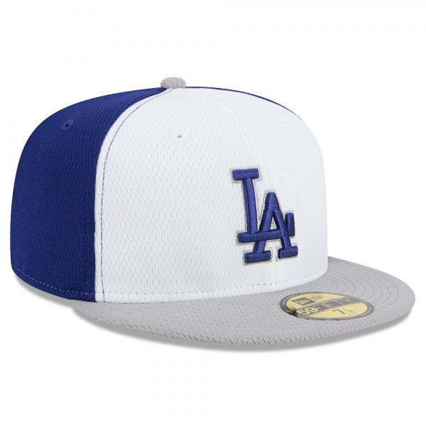 Бейсболка Los Angeles Dodgers New Era Royal/Gray 2025 MLB Clubhouse 59FIFTY