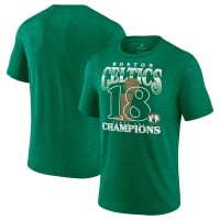 Футболка Boston Celtics 18-Time NBA Finals Champions Tri-Blend – Heather Kelly Green