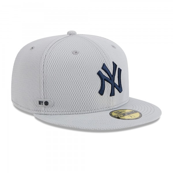 Бейсболка New York Yankees New Era Gray 2025 MLB Clubhouse 59FIFTY
