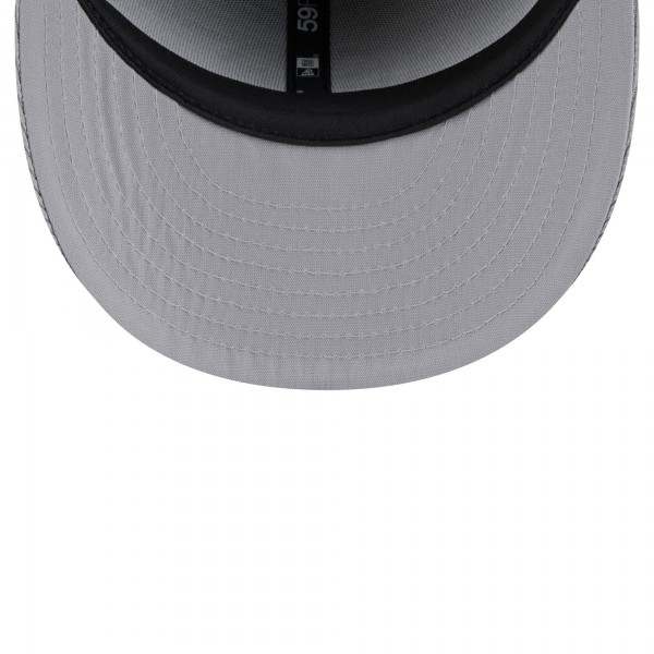 Бейсболка New York Yankees New Era Gray/Navy 2025 Batting Practice Low Profile 59FIFTY