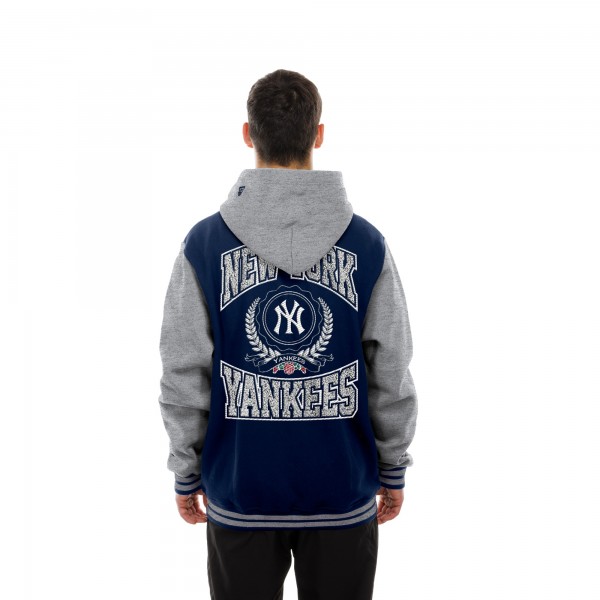 Куртка на кнопках New York Yankees New Era Navy Throwback Prep