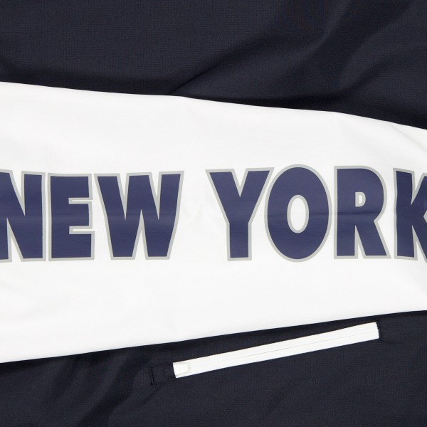 Толстовка на молнии New York Yankees New Era Navy/Gray Color Block Windbreaker