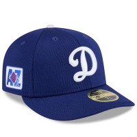 Бейсболка Los Angeles Dodgers New Era Royal 2025 Spring Training Low Profile 59FIFTY