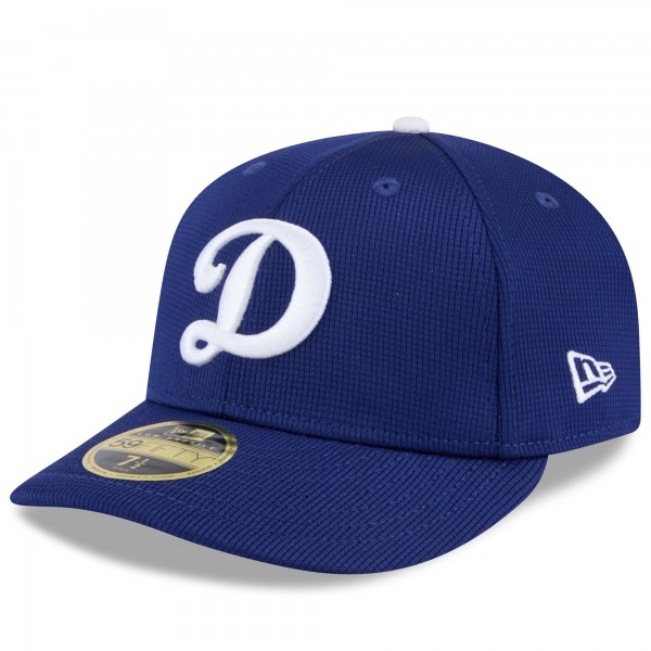 Бейсболка Los Angeles Dodgers New Era Royal 2025 Spring Training Low Profile 59FIFTY