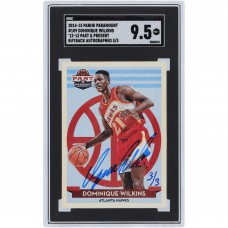 Dominique Wilkins Atlanta Hawks Autographed 2014-15 Panini Paramount Buy Back #109 #3/3 SGC Authenticated 9.5 Card
