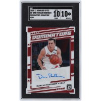 Duncan Robinson Miami Heat Autographed 2020-21 Panini Donruss Optic Dominators #DS-DRB #4/99 SGC Authenticated 10/10 Card